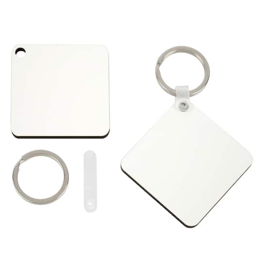 1.9" Sublimation Keychains by Make Market®, 4ct.